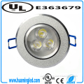 UL certificated 3W to 15W Ningbo LED supplier pink ceiling light